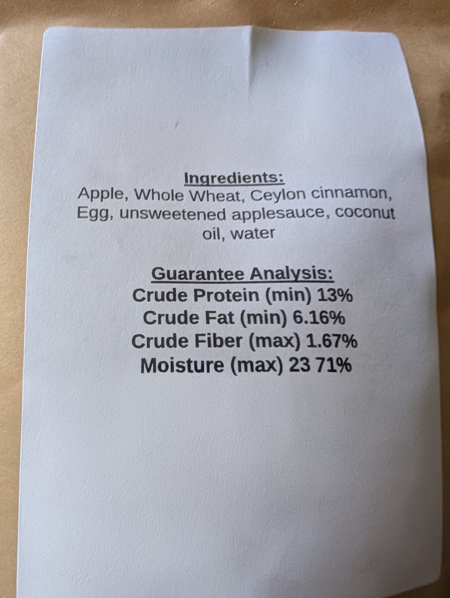 Barkin' Apple all natural dog treats