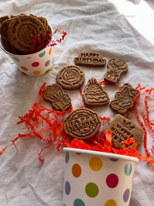 Stamped Birthday biscuits for your fur baby