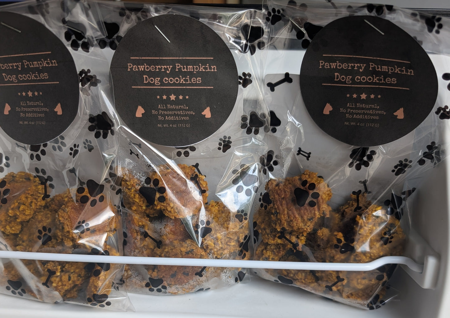 Pawberry Pumpkin cookies