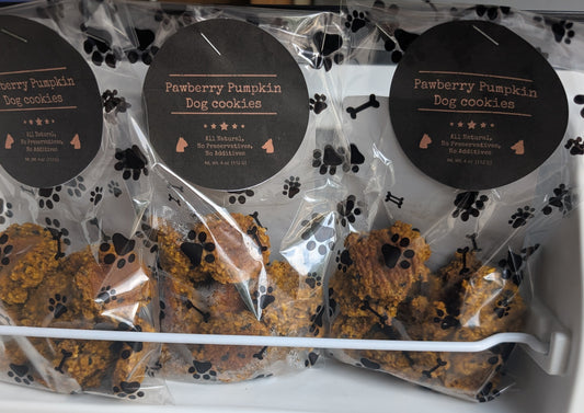 Pawberry Pumpkin cookies