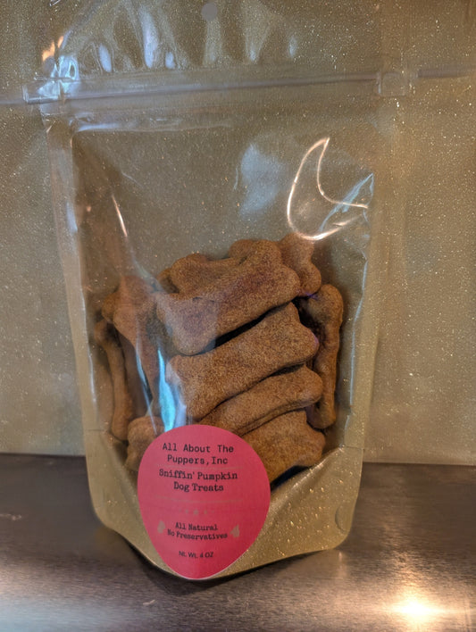 Sniffin' Pumpkin all natural dog treat