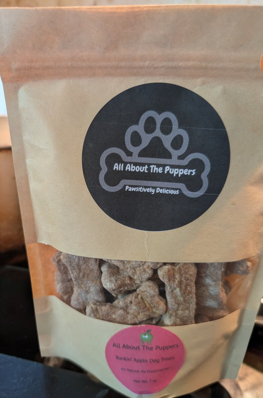 Barkin' Apple all natural dog treats