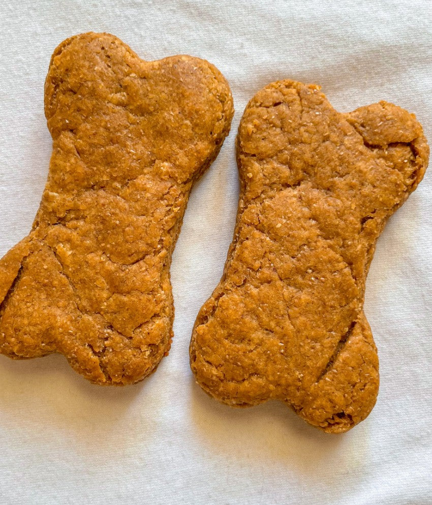 Bone shaped biscuits